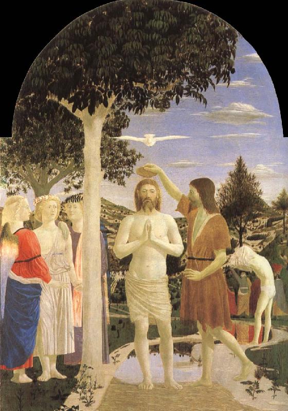 Piero della Francesca Christ-s baptism Sweden oil painting art